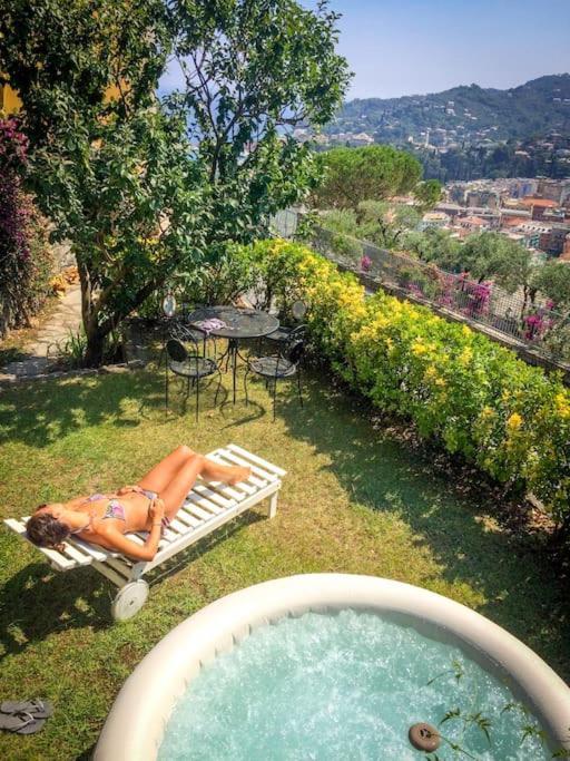 Appartement Dreamy Loft Con Vista Mare Giardino E Jacuzzi Sconti Maggio E Giugno à Santa Margherita Ligure Extérieur photo